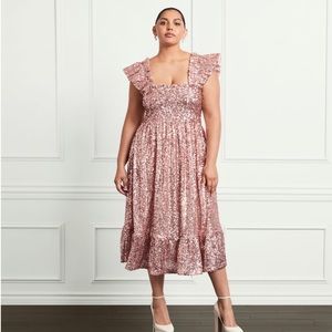 Hill House Home Designer Edit Rose Gold Sequin Nap Dress Small NWT